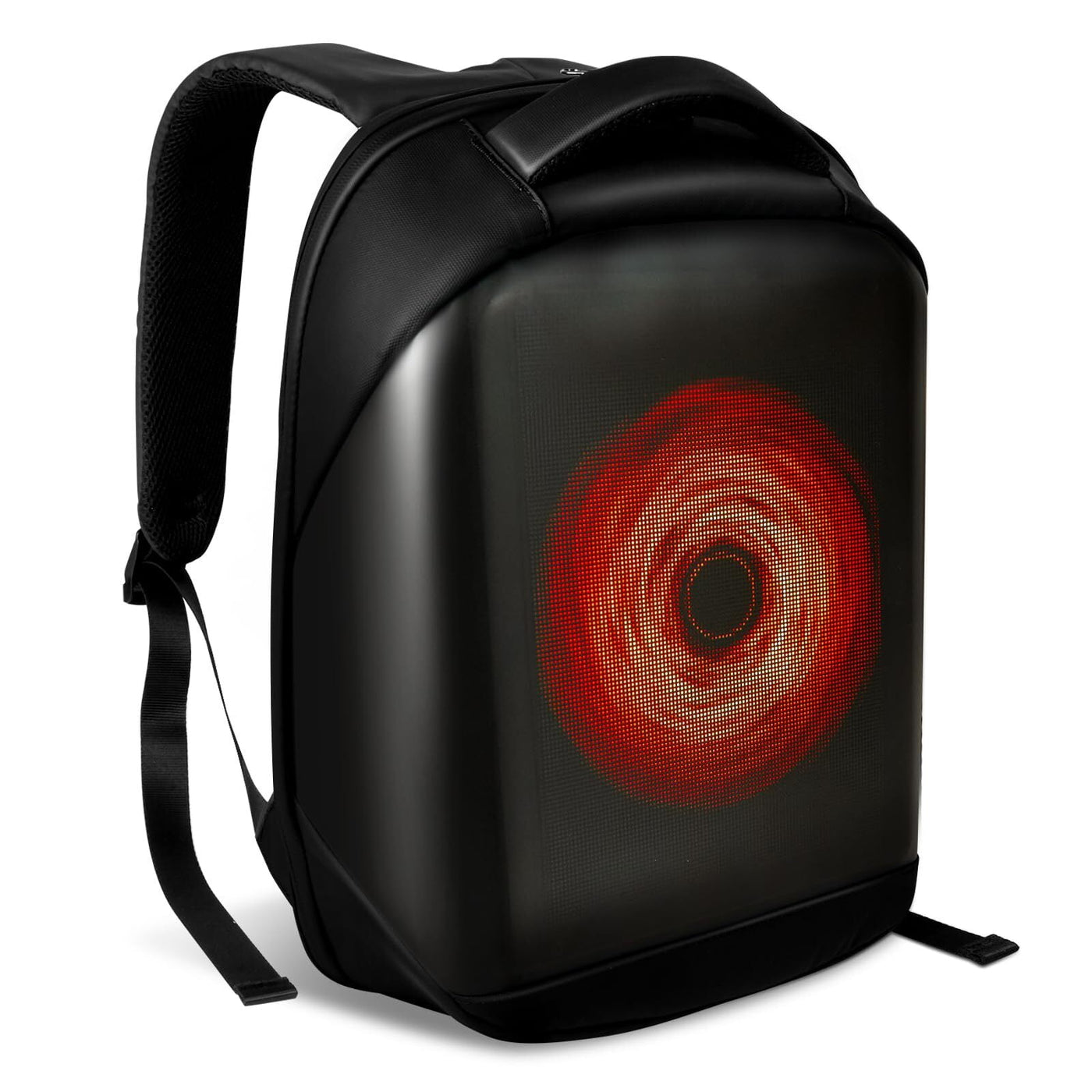16 Inches LED Motorcycle Backpack with Programmable Full Color Screen Waterproof Riding Backpack for Men And Women