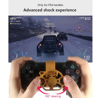 Gaming Racing Wheel Mini Steering Game Controller For Sony Playstation PS4 3D Printed Accessories